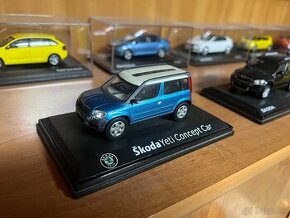 Abrex 1:43 Škoda yeti concept , yeti,yeti facelift