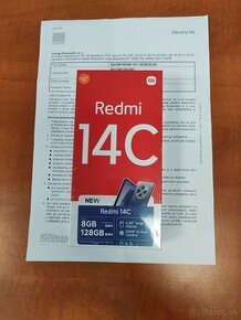 Redmi 14C 8GB /128GB nový, nerozbalený