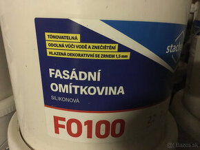 silikonová fasádna omietka