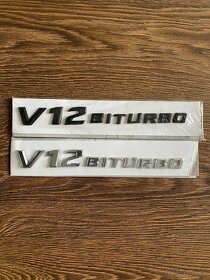 V12 Biturbo znak logo - 1