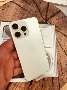 iPhone 15 pro Max 512 White Titan nepoužitý folia záruka - 1