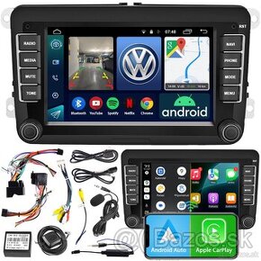 7” DOTYKOVÉ ANDROID RÁDIO (VW, ŠKODA, SEAT)