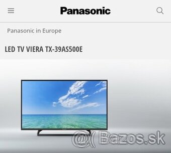 Predám smart TV panasonic