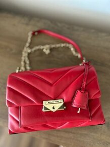 Cervena kabelka Michael Kors Cece