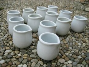 porcelánové nádobky na smotanu (malá)