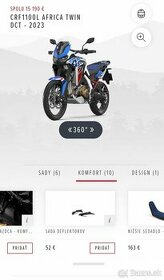 Deflektory na nádrž Honda Africa Twin 1100 - 1