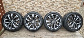 Predám orginal VW ARTEON ALMERE R-LINE 5x112 245/45r18zimné - 1