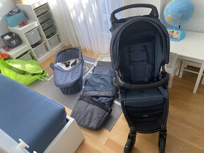 Britax B-motion, vanička, nánožník, fusak, plášť do dažďa