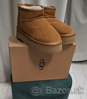 UGG ultra mini chestnut 3 cm platform v.38