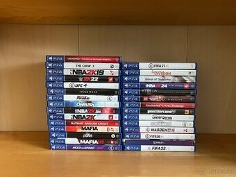 Predám hry na Playstation 4 - FIFA/GTA/UFC/NBA/Mafia...