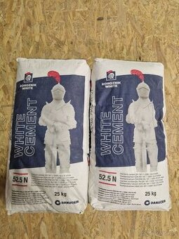 Biely cement CEM I 52,5 N WHITE