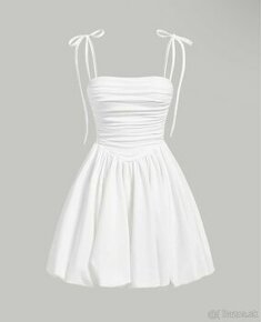 Biele letné šaty