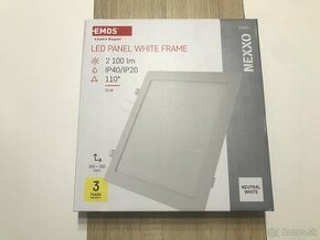 LED vstavané svietidlo NEXXO, štvorec, biely, 24W, neutrálna - 1