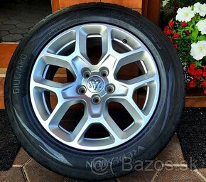 alu R17 5x112, senzory, pneu 215/60, orig. JEEP RENEGADE