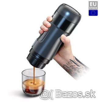 HiBREW H4A 80W prenosný kávovar,Expresso kávovar 3v1– čierny