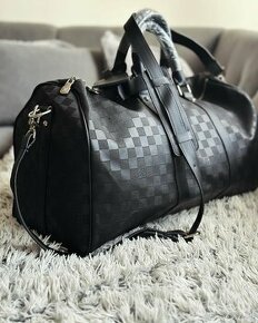 Luxusná cestovná taška Louis Vuitton cierne kocky