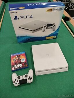 PS 4 slim 1x ovladač 1x hra