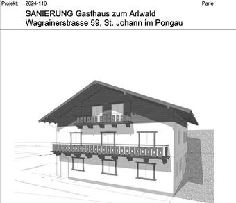 Gasthaus v Rakúsku v lyžiarskej oblasti Flachau