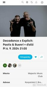 Decadance x Explicit: Pastis & Buenri + ďalší - 1