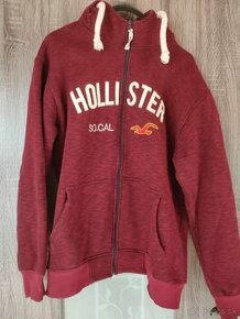 Mikina Zip Hollister s kapucňou