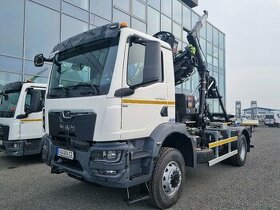 NOVÝ MAN TGM 18.290 4x4 KONTAJNER + RUKA HIAB 188B4 RADIOCON - 1