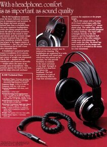 Hybridné slúchadlá AKG K340 - top model značky 1978-82