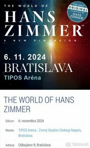 KONCERT THE WORLD OF HANS ZIMMER