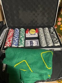 Pokerový set 300 žetónov Texas Poker