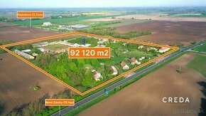 CREDA | predaj 92 120 m2 priemyselný areál, Palárikovo - 1