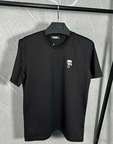 Karl Lagerfeld pánske tričko čierne