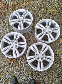 5 ks alu R 17" HYUNDAI iX 35 + letné pneu. - 1