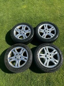 Alu disky Mercedes 5x112 r16 + zimne pneu 205/55 r16 - 1