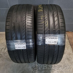 Letné pneumatiky 275/50 R20 CONTINENTAL DOT0319