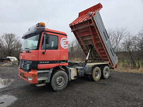 TŘÍSTRANNÝ SKLÁPĚČ MERCEDES ACTROS 3340 K 6X4 r.2001, EURO 3