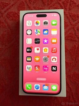 Iphone 15 pro Max 256 gb cierny TOP stav v Zaruke