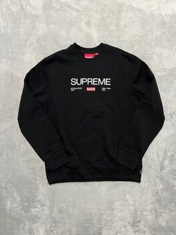 Supreme mikina crewneck (čierna)