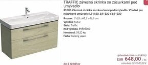 Traffic závesná skrinka do kúpeľne