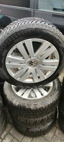 Predám celoročnu sadu kolies 206/55R16 rozteč 5x112 R16 - 1