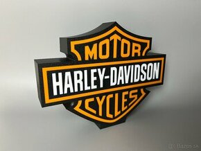 Harley Davidson LED Logo lampa - 1