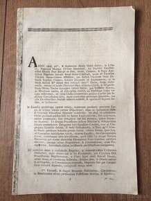 Krajinský zákon/daňový výmer Zvolenská stolica (1808)