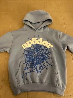 Sp5der Web Hoodie Sky Blue