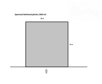 Prenájom - Spevnená plocha na podnikanie 1300 m2 v Žiline