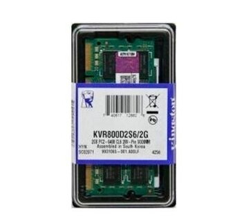 DDR 2 2 GB 800MHz . SODIMM CL6 KINGSTON