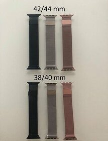 Milánsky ťah  milanese loop Apple 3840mm 4244mm čiernystrieb