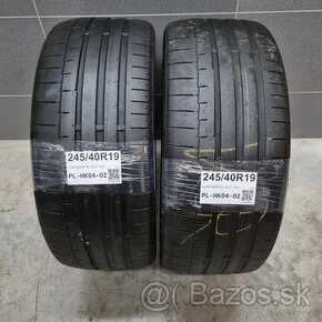 Letné pneumatiky 245/40 R19 CONTINENTAL DOT1921