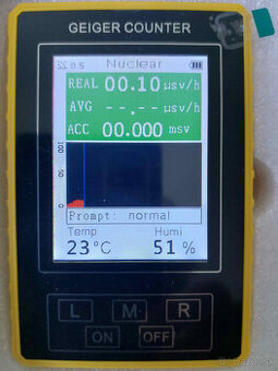 Digitálně grafický měřič radiace a radiového spektra - 1