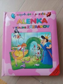 Nova puzzle kniha Alenka v krajine zazrakov - 1
