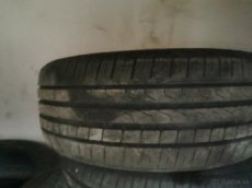 Predám letné pneumatiky Pireli 215/55r17 - 1