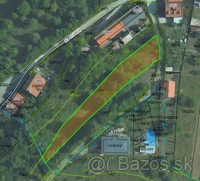 Zvolen, Môťová – stav. pozemok s výhľadom na mesto – 1170 m2