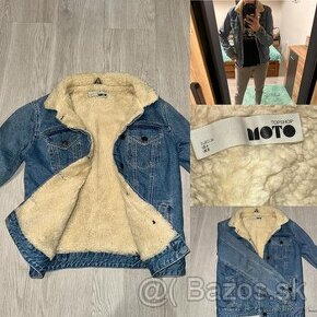 moto topshop podsita stylova riflova bunda-riflovka